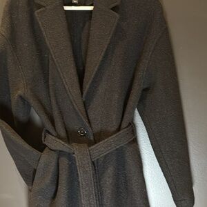 J.Crew boiled wool wrap coat
